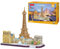 3D Puzzle Kinder - Paris City Line | 3D Puzzle Erwachsene | Modellbausatz Erwachsene | Geschenk Für Kinder Ab 8 Jahre | 114 Stücke | DIY