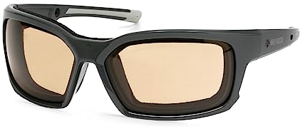 HARLEY-DAVIDSON Marcolin Classic Eagle HZ0004-20E Amber Photochrom Selbsttönend Motorrad Brille