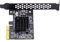 Cablecc 20 Gbit/s USB 3.2 Gen2 Typ-E IDC Front-Header USB-C auf PCI-E 4X Express Kartenadapter für Desktop-Motherboard