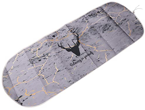 Beifenl 140x50CM Tela Marbling Tabla de planchar Cubierta protectora Prensa Plancha Plegable para Planchar Paño Protector Proteger Ropa Delicada Fácil de Ajustar 5