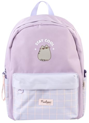 Grupo Erik Rucksack Pusheen Cat Moments Daypack - Pusheen Kawaii Rucksack Daypack Rucksack - Daypack Damen Rucksack DamenRucksack Kinder Sporttasche - Reise Zubehör - Offizieller Pusheen Merch