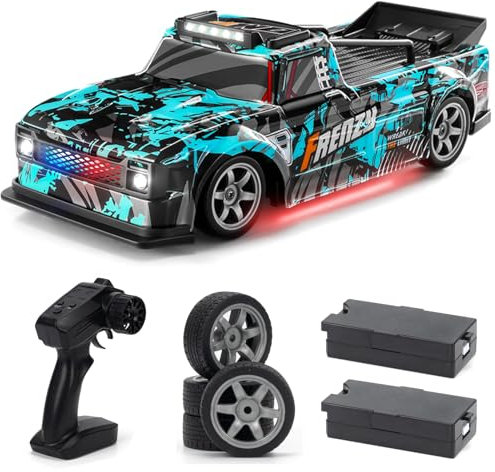 ACAMMZAR Macchina Telecomandata RC Drift per Bambini, 1:16 25KM/H 4WD Macchine Telecomandate, Radiocomandata Auto con 2 Batterie per Adulta