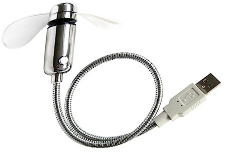 Yardenfun 1 Unidad De Ventilador Luminoso USB Reloj De Juguete Purificador De Mesa Pequeño Humidificador Aire Acondicionado Portátil Pequeños Humidificadores Dispositivos USB Mini