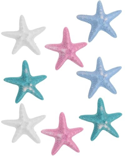 TPZORJX 8 Stück muschel haarspange,Seestern Haarspangen Mädchen Blumenmädchen-Zubehör für Hochzeit, Diamant Haarspange Haarnadel,meerjungfrau kostüm accessoires,meerjungfrau haarschmuck