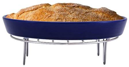 Gratella per forno - rack di cottura rotondo in acciaio inossidabile | Raccolto di raffreddamento per friggitrice per aria, forno, scorta, pentola a pressione | da forno per pizza, gamberetti,