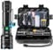 PHIXTON Rechargeable Torch LED Super Bright 500000 Lumens Single One Mode, Long Distance 1000 Meters Powerful Flashlight Zoomable, Long Lasting 10H Strong Touch, USB C Input & Output & Digital Display