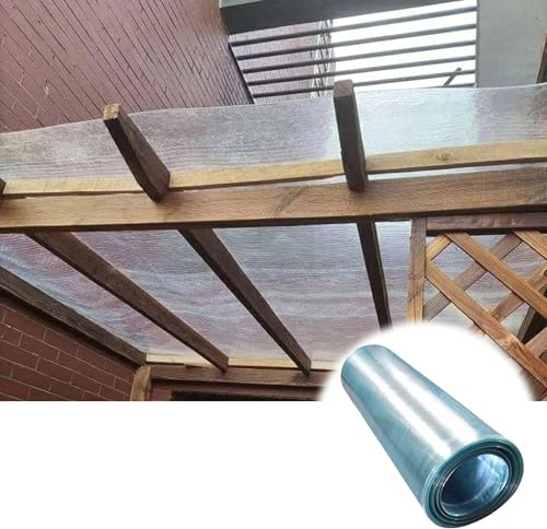 Hojas de policarbonato para techos, placas transparentes de iluminación diurna para toldo al aire libre, cochera, paneles de cobertizo, fácil de doblar y cortar, cubierta de protección para techo de