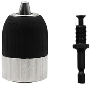 PFCFPNMTGV 2-13mm Electric Drill Chuck 3/8-24UNF Self-locking Keyless Driver Tool Impact Hex Shank Adapter For Wrench Conversion chucks(2pcs)