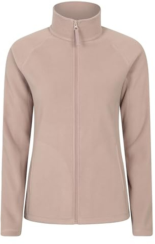 Mountain Warehouse Raso Womens Fleece with Full Zip Dark Beige 14