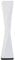 invicta INTERIOR Moderne Stehlampe PARIS X 120cm weiß Stehleuchte E27 Wohnzimmerlampe Lampe Leuchte Stofflampe Plissee