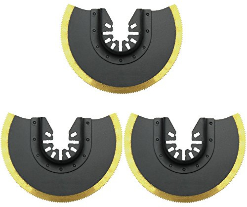 Segmentsägeblatt Sägeblatt HM Diamant Titan Bi Metall Holz für Multimaster Multifunktionswerkzeug Multimaxx Bosch Fein Makita Worx DeWalt BLACK & DECKER