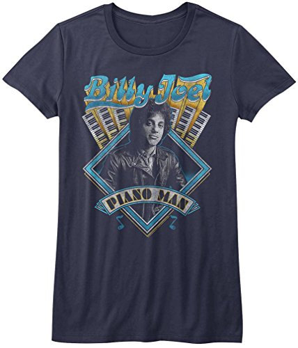 Billy Joel - - Frauen T-Shirt, Large, Navy
