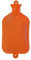 FabaCare Wärmflasche 3 Liter XXL, Naturgummi Wärmeflasche, extra groß, Gummiwärmflasche, Orange