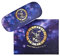 VON LILIENFELD Brillenetui Sternzeichen Schütze Motiv Etui Brille Mikrofaser Brillenputztuch Brillenbox Stabiles Hardcase Set mit Stoff bezogen