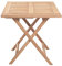 Teakholz Bistrotisch Riva eckig 80x80 Teak Tisch Klapptisch Gartenmöbel Teakmöbel Gartentisch