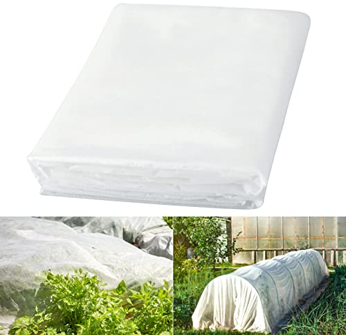KINGLAKE Voile d Hivernage pour Plantes Exterieur, Voile Hivernage Rouleau Protection Plante Hiver, Voile d Hivernage Jardin,1,6 x 5 m