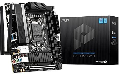 MSI Scheda Madre H510i PRO WiFi 1200 mitx 2xddr4