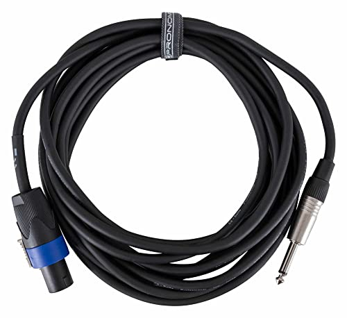 Pronomic Stage BOXJMSP1-5 Boxenkabel - Professionelles Boxenkabel - Stecker: 6,3 mm Klinke auf Speakon-kompatibel - Aderquerschnitt: 2x 1,5 mm² - Länge: 5 m - Schwarz