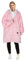 Catalonia Classy Übergroße Sherpa Hoodie Decke mit Reißverschluss und Kapuze, Flauschige Warme Oversized Kapuzenpulli Kuscheldecke, Tragbare Decke zum Anziehen als Geschenkidee für Damen Herren