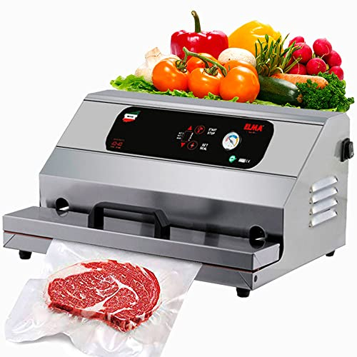 Elma Envasadora al Vacío Profesional PRO DIGIT 50 | Uso Intensivo, Acero Inoxidable, Barra de Sellado de 40 cm, 420 x 310 x180 mm, 750 W