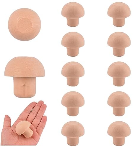 INCREWAY 10pcs T-Shape Wine Cork, T-Plug Wine Corks, T Macromolecule Plugs, Wood Wine High Polymer Stoppers for Wine Bottle Glass Bottle Jar