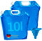 NPEX Wasserkanister faltbar 2×10 L – Faltbarer Wasserkanister/Trinkwasserkanister faltbar für Outdoor & Camping – BPA-freier Wasserbehälter faltbar – Wasseraufbewahrung & Notvorrat