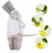 CraftinAround 4 in 1 Cup Lid Cleaning Brush Set Multifunctional Bottle Brush Cleaner Tiny Bottle Cup Lid Brush Straw Cleaner Tools Mini Silicone Bottle Cup-Holder Cleaner with Hook Remover White