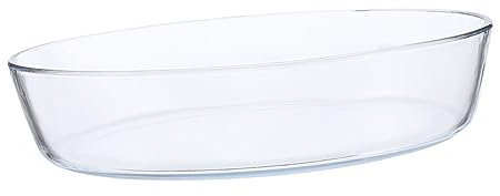 LIFKOME 1 Pc Bakeware Tortiera Di Tortiera Rotonda Teglie Per Dolci Prodotti Da Forno Piatto Oblungo Trasparente Piatto Di Pentole in Bicchiere Microonde Piatto Di Insalata
