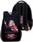 SPSMOKH Hazbin Hotel Schultasche Alastor Angel Dust Charlie Morningstar Umhängetasche Anime Cartoon Canvas Tasche Casual Rucksack Jungen Mädchen, 8, 40x30x17cm