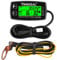 Yooreal medidor digital de temperatura del motor, tacómetro y contador de horas, impermeable para scooter, quitanieves, bicicleta, motocicleta, tractor de césped, generador, camión volquete
