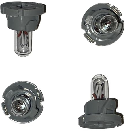 SSC Slot Car Easy Fit Light Bulbs in Holder Compatible for Scalextric Slot Car Models, Mondeo, Audi, BMW etc. Spares, Toy DIY Parts Accessories Set of 4