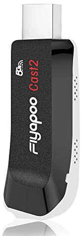 FIYAPOO Wireless HDMI Dongle Streaming,WIFI Display Dongle 4K&5G für iPhone/iPad/Android/iOS/Windows/Mac Laptop, PC HD Fire Netflix Stick für TV/Monitor/Projektor (unterstützt Miracast, DLNA, Airplay)