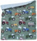 Wollhuhn Kinder Long Loop MAXI Halswärmer/Schlupf-Schal Extra Lang Jungen/Mädchen Viele Motive 20240201 (Baumwolljersey, Trecker Grün/Bunt)