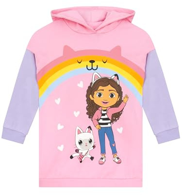 DreamWorks Hoodie Mädchen | Gabbys Dollhouse Kleidung | Kapuzenpullover Für Mädchen | Lange Hoodies