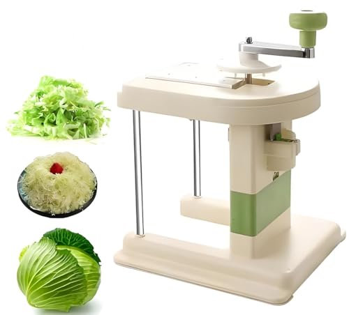 Multifunctional Cabbage Shredder and Slicer Machine, Cabbage Slicer Chopper Shredder, Upgrade Kitchen Slicer Sauerkraut Cutter Coleslaw Grater with Interchangeable Blades(1pcs)