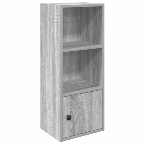 vidaXL Bücherregal Grau Sonoma 31x24x77 cm Holzwerkstoff