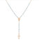 VLNET Amen collana rosario classico in argento 925 rose' con cristalli blu e tortora.Collezione Rosari di Amen.Lunghezza 48+2 cm. Unisex