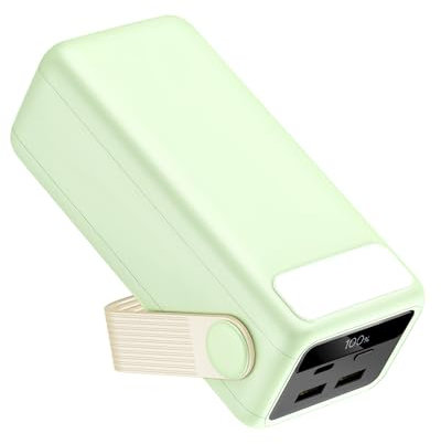 Power Bank 40000mAh, Carga Rápida 22.5W y PD20W Cargador Portátil Pantalla Digital, Paquete de Batería de Gran Capacidad para Acampar, Exteriores, Viajes, Compatible con Smartphone, Tablet