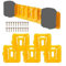 CWOQOCW Battery Mount Holder For DEWALT Battery Storage Battery Accessories 20V 60V DCB200 DCB201 DCB202 DCB203 DCB204 Battery Storage Rack 5 Pack