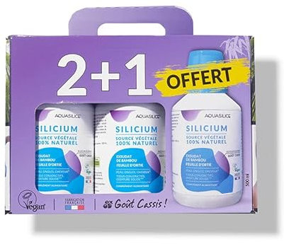 Coffret Silicium Source Végétale - 3x 500 ml