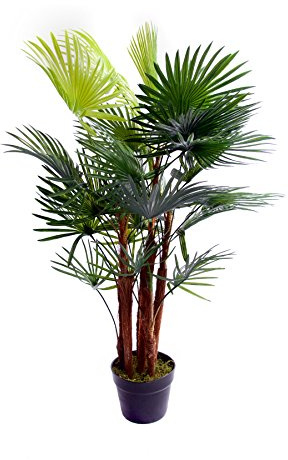 Best Artificial Spider Finger Palm Tree Tropical Office Conservatory Indoor Outdoor Garden Plant … (3ft / 90cm)