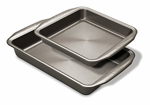Circulon Momentum 2er Set Auflaufform / Kuchenform mit Antihaftbeschichtung zum Backen und Braten - Gratin oder Brownie Backform - Spülmaschinenfest - PFOA