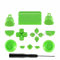 Boutons de déclenchement L2 R2 L1 R1 Dpad et outil pour manette PS4 Pro JDM-040 pour Playstation Dualshock 4 PS4 Pro JDS 040 (vert)