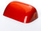 ORION LIGHTSTYLE Kleines Bankers Ersatzglas L: 150mm B: 90mm Glas Lampe Leuchte Bankerslampe Rot