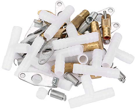 10Pcs / Set Bouteilles d'eau pour Abreuvoir Automatique de Mamelon en Acier Inoxydable de Lapin pour Furets de Rat de Lapin(Bec de Canard)
