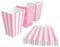 BangShou 60Stk Popcorn Tüten Candy Container Popcorn box Partytüten für Popcorn Salzstangen und Candybar (rosa)