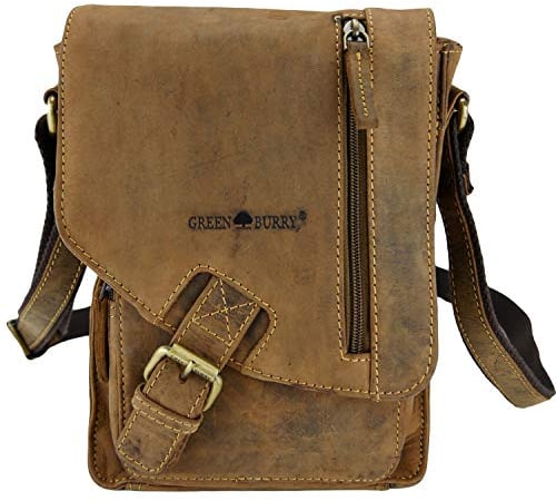 Greenburry Vintage Umhänger Ledertasche Leder