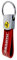 Abarth 21774 Portachiavi Ufficiale Scritta Rosso, Scorpione Giallo