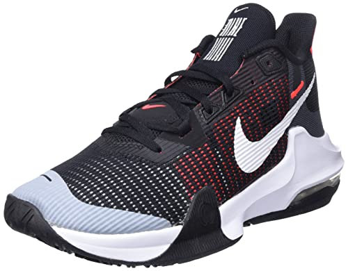 Nike Herren Air Max Impact 3 Sneaker, Black White Bright Crimson, 36 EU