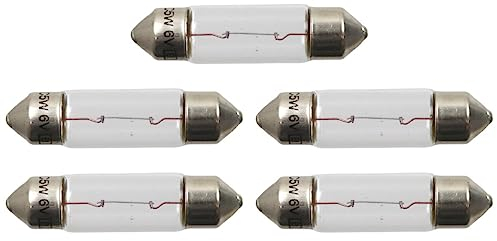 5 x Glühbirne 6V, 5W Soffitte - Rücklicht (Glühlampe)